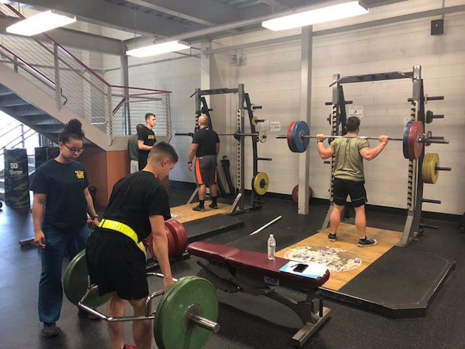 Physical Therapy Assistant and SPARTA Coach, Ashley Ricks, works with Soldier Athletes to correct functional movement, improving range of motion, strength, and power to maximize performance.