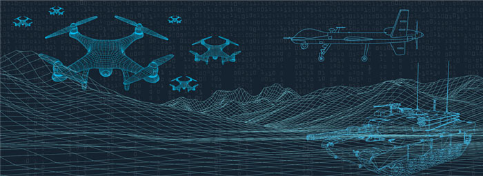 Drone and Robotic graphic
