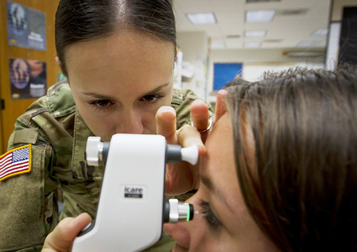 FOBOTS3S to utilize tele-ophthalmology to improve and extend ophthalmic trauma in remote deployed environments. (U.S. Army Reserve Photo by Sgt. Stephanie Ramirez)