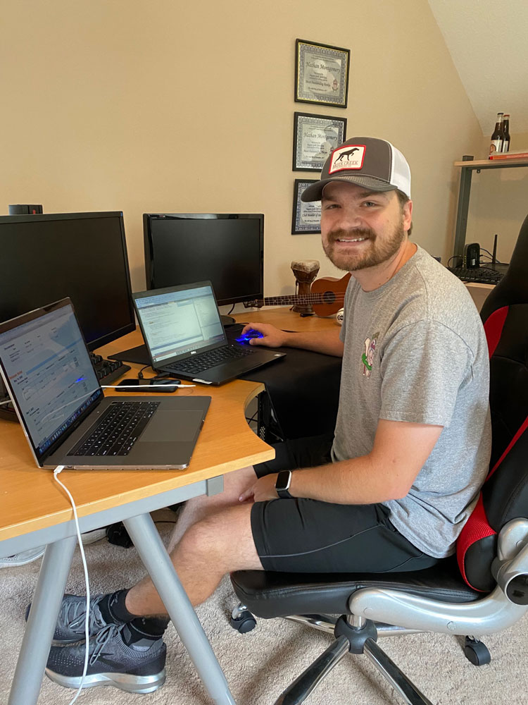 Mr. Nathanael “Nate” Montgomery is the Mobile Health Innovation Center’s (mHIC) Employee of the Quarter.