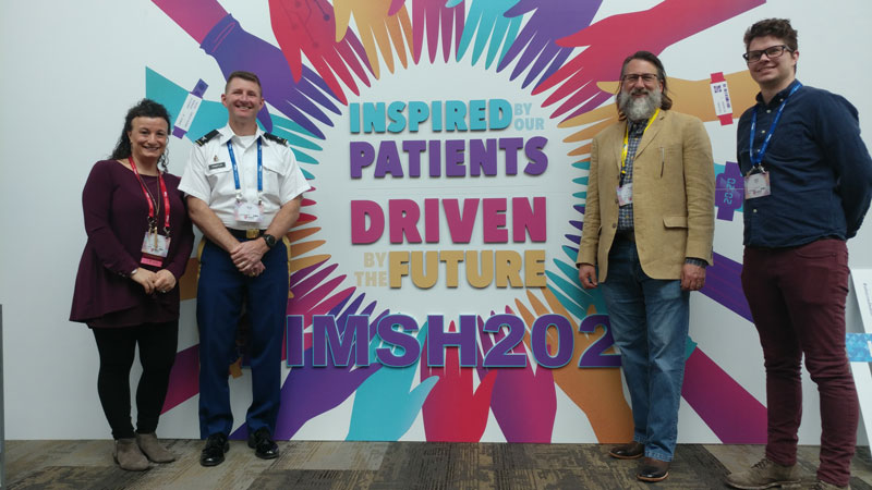 TATRC was well represented by our Director, COL Jeremy Pamplin, Medical Modeling Simulation Informatics and Visualization (MMSIV) Lab Lead and senior research scientist, Mr. Geoff Miller, Ms. Lori DeBernardis, the Director of TATRC’s Marketing & PAO, and MMSIV’s Project Officer, Mr. Jimmy Gaudaen, all actively engaged.