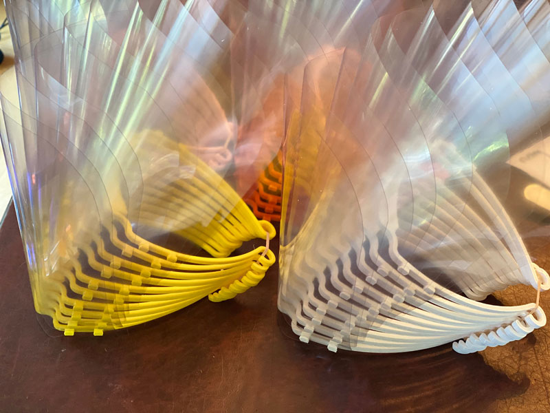 With help from the local community, Mr. Nate Fisher 3D-printed and delivered over 250 face shields to WRNMMC and local healthcare facilities.