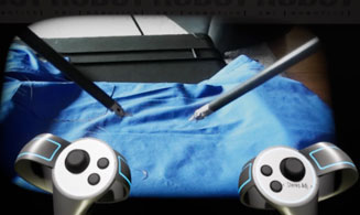 View from inside the Virtual Reality Headset