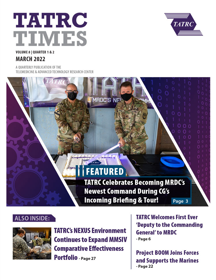 TATRC Times FY22 Quarter 1 & 2 Cover Graphic