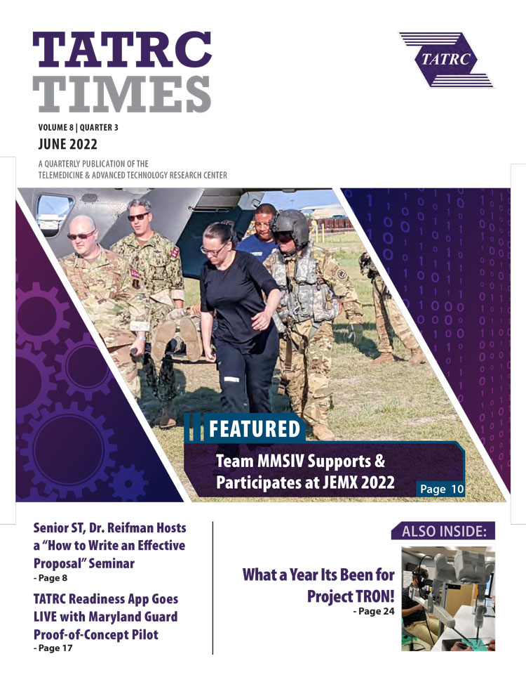 TATRC Times FY22 Quarter 3 Cover Graphic