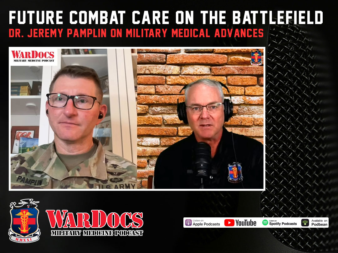 A Photo collage of TATRC's Commander, Medic, Casualty and technologies used