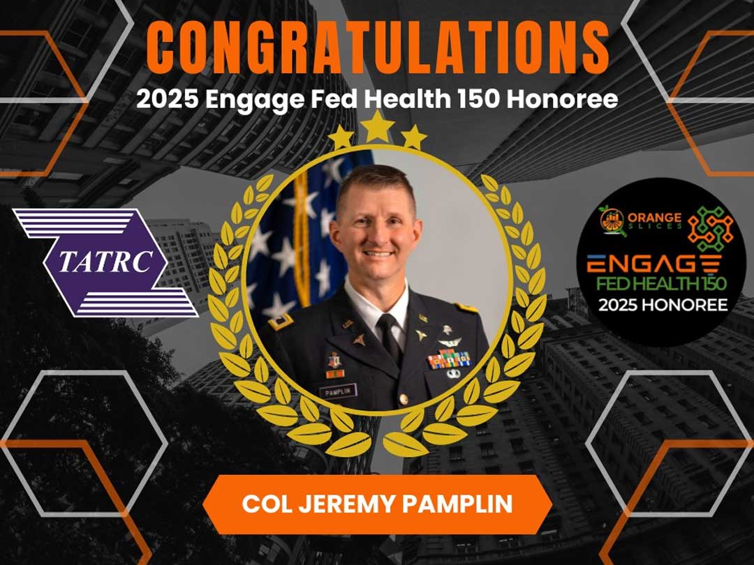 Graphic of 2025 Engage Fed Health 150 Honoree by OrangeSlices AI