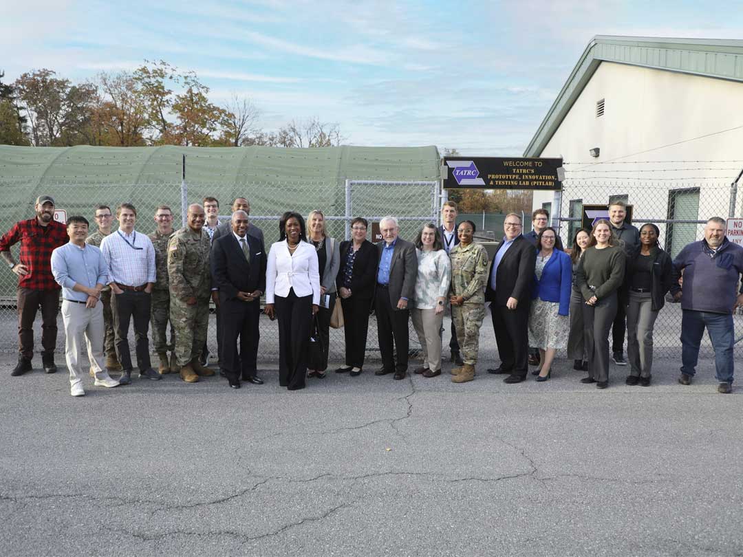 Photo of MD Dept. of Commerce, MD Dept. of the Environment, Military Family Police Programs & MD National Guard visiting TATRC